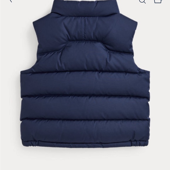 NWOT Baby Boy Polo Ralph Lauren Ripstop Down Vest Jacket - Picture 2 of 4